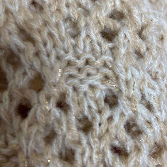 a.n.a. Large lace like Gold & Light Brown Sweater - Picture 5 of 8